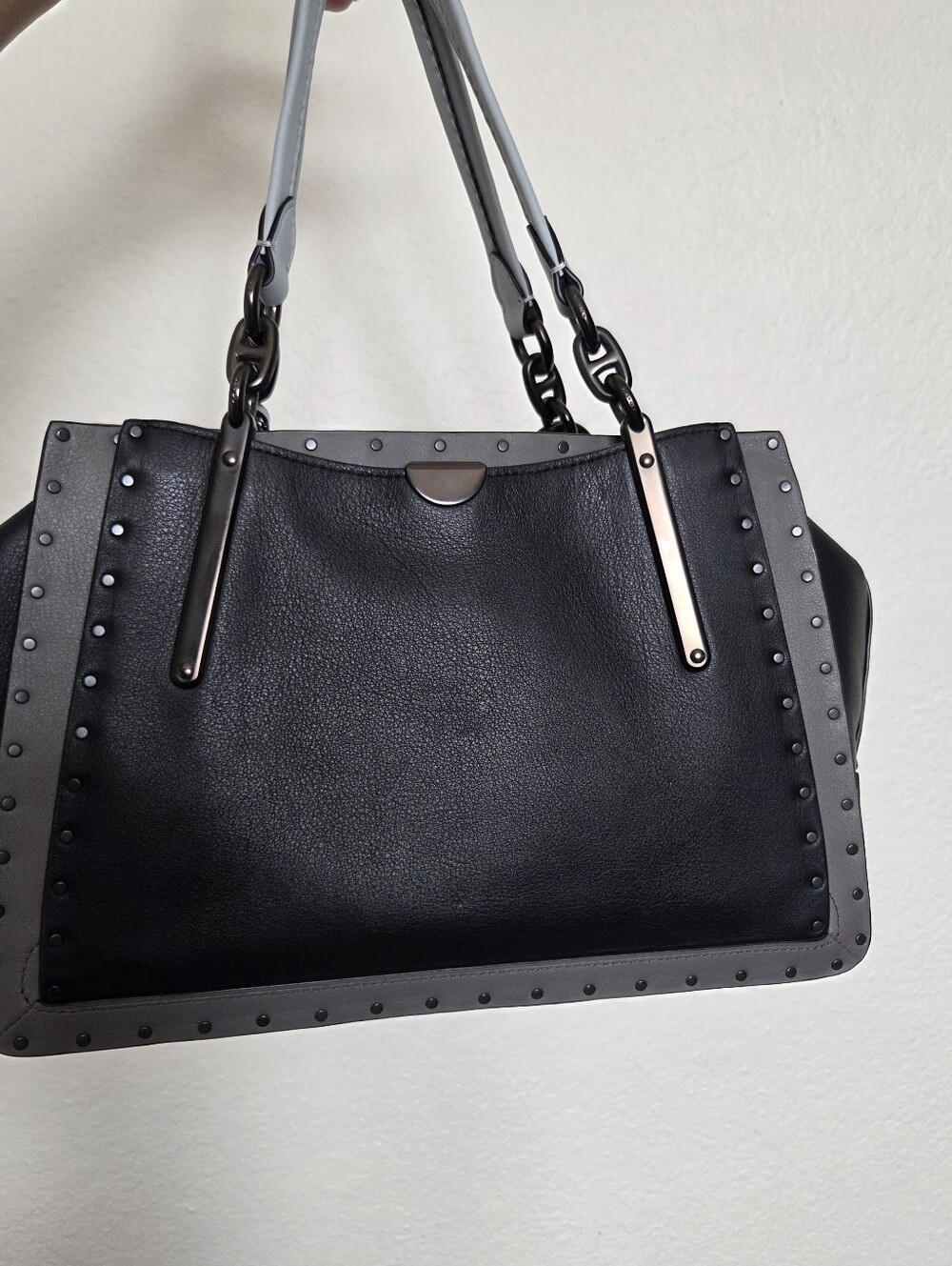 ✨️Coach Dreamer 27 Shoulder Bag Satchel In Colorblock With Rivets - Picture 3 of 12